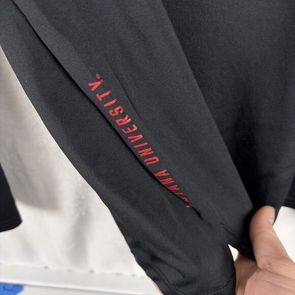 Adidas NCAA Indiana Hoosiers D4T LS Hoodie Top Shirt Size Large JE2070 NWT - Picture 5 of 7